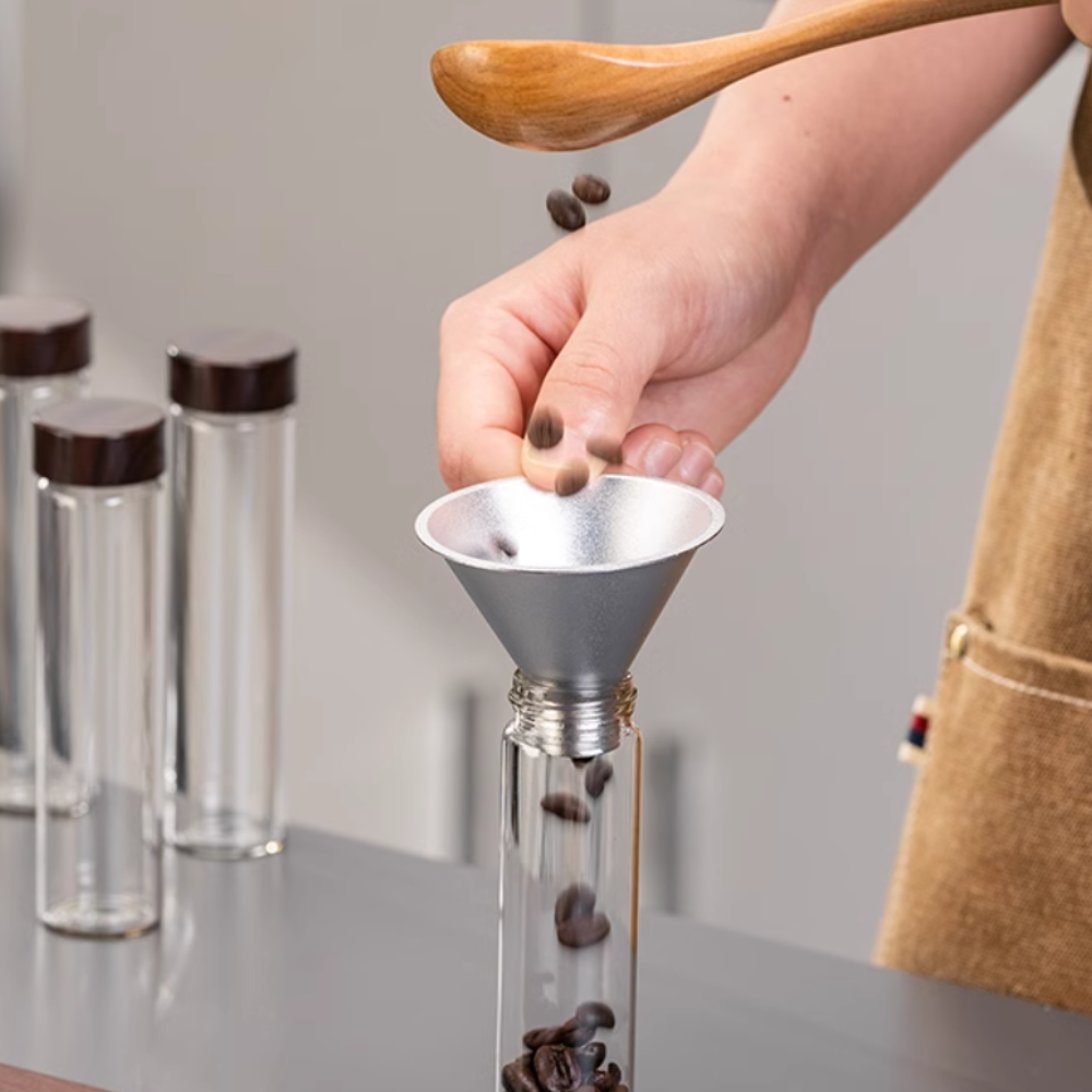 Coffee Bean Storage Test Tube Set - Countertop or Drawer Storage