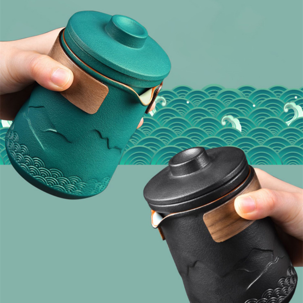 Portable Tea Set For Travel, Mountain and Sea Style Set