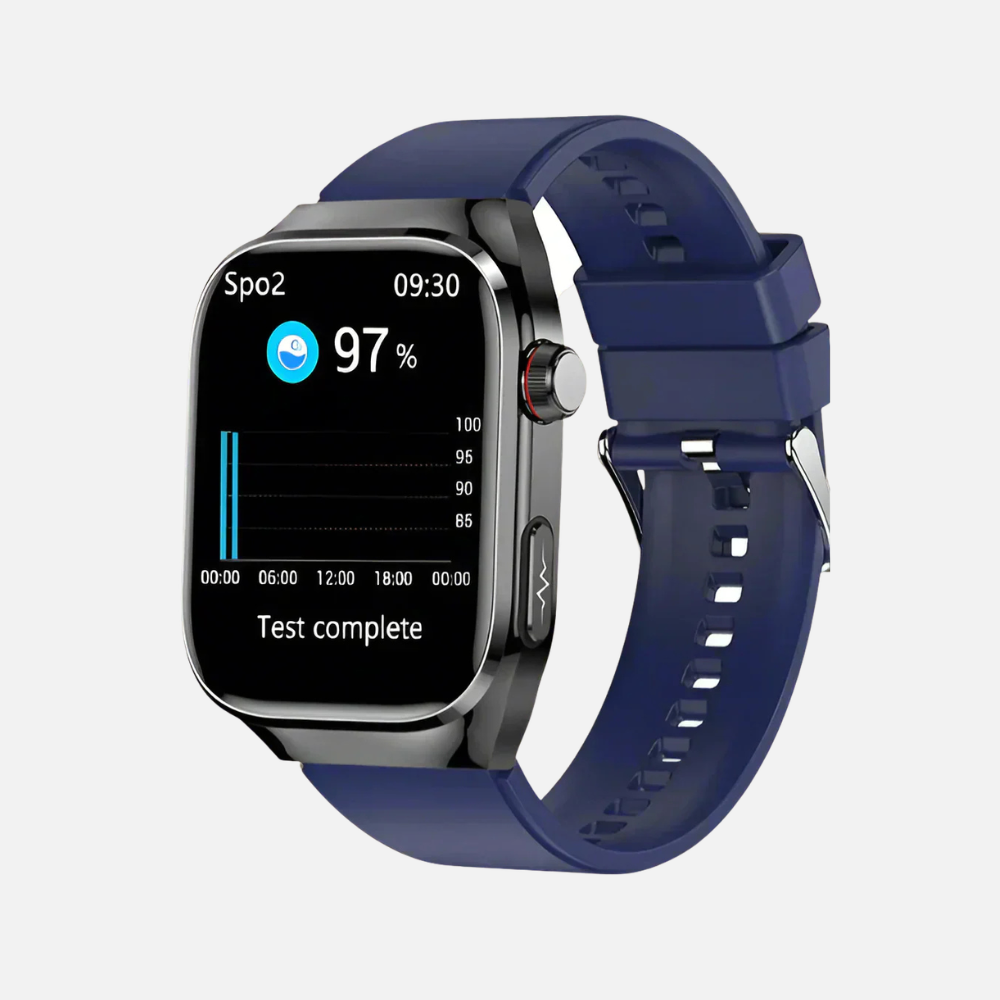 Mens Sports Smart Watch Blood Sugar, ECG, Uric Acid, Bluetooth, Fitness Tracking Watch
