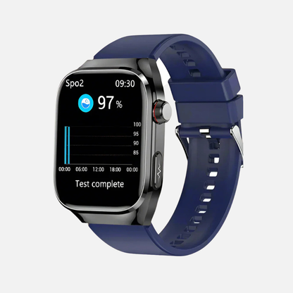 Mens Sports Smart Watch Blood Sugar, ECG, Uric Acid, Bluetooth, Fitness Tracking Watch