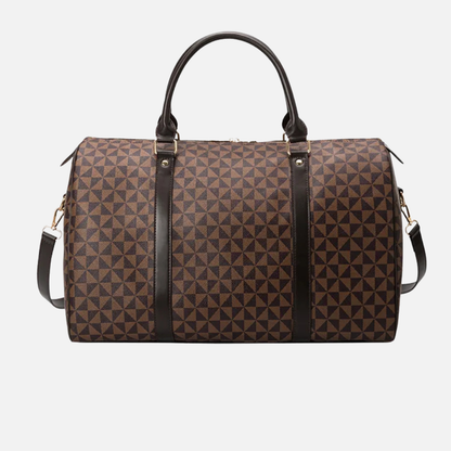 Travel Duffle Bag with Rugged Shoulder Strap and Internal Utility Pocket