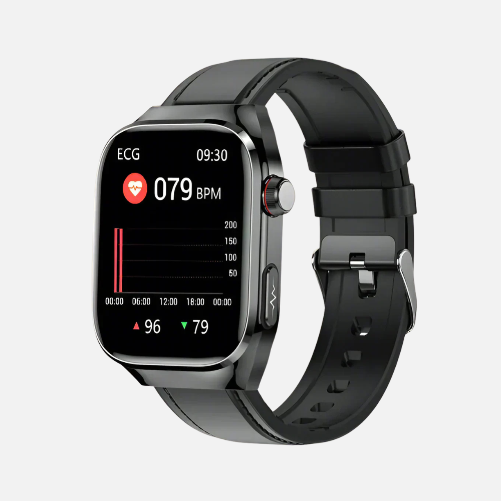 Mens Sports Smart Watch Blood Sugar, ECG, Uric Acid, Bluetooth, Fitness Tracking Watch