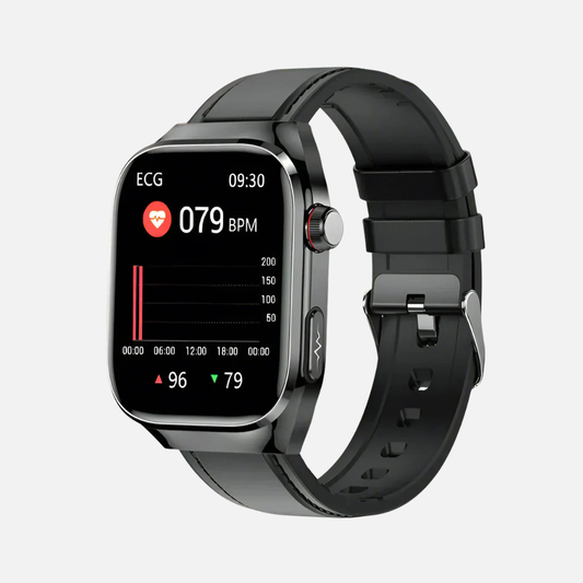 Mens Sports Smart Watch Blood Sugar, ECG, Uric Acid, Bluetooth, Fitness Tracking Watch