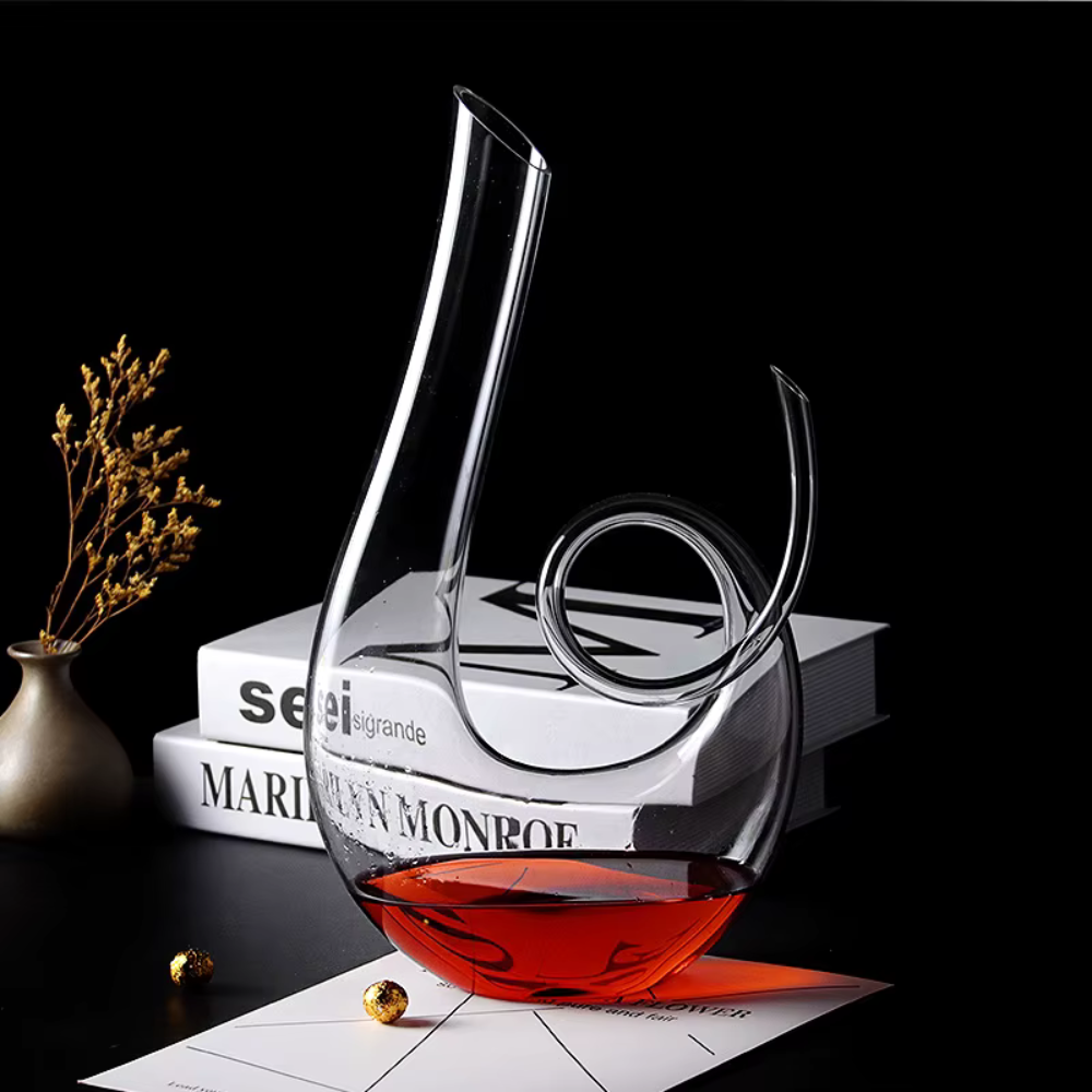 Abstract Style Wine Decanter - Abstract Shaped Wine Decanter