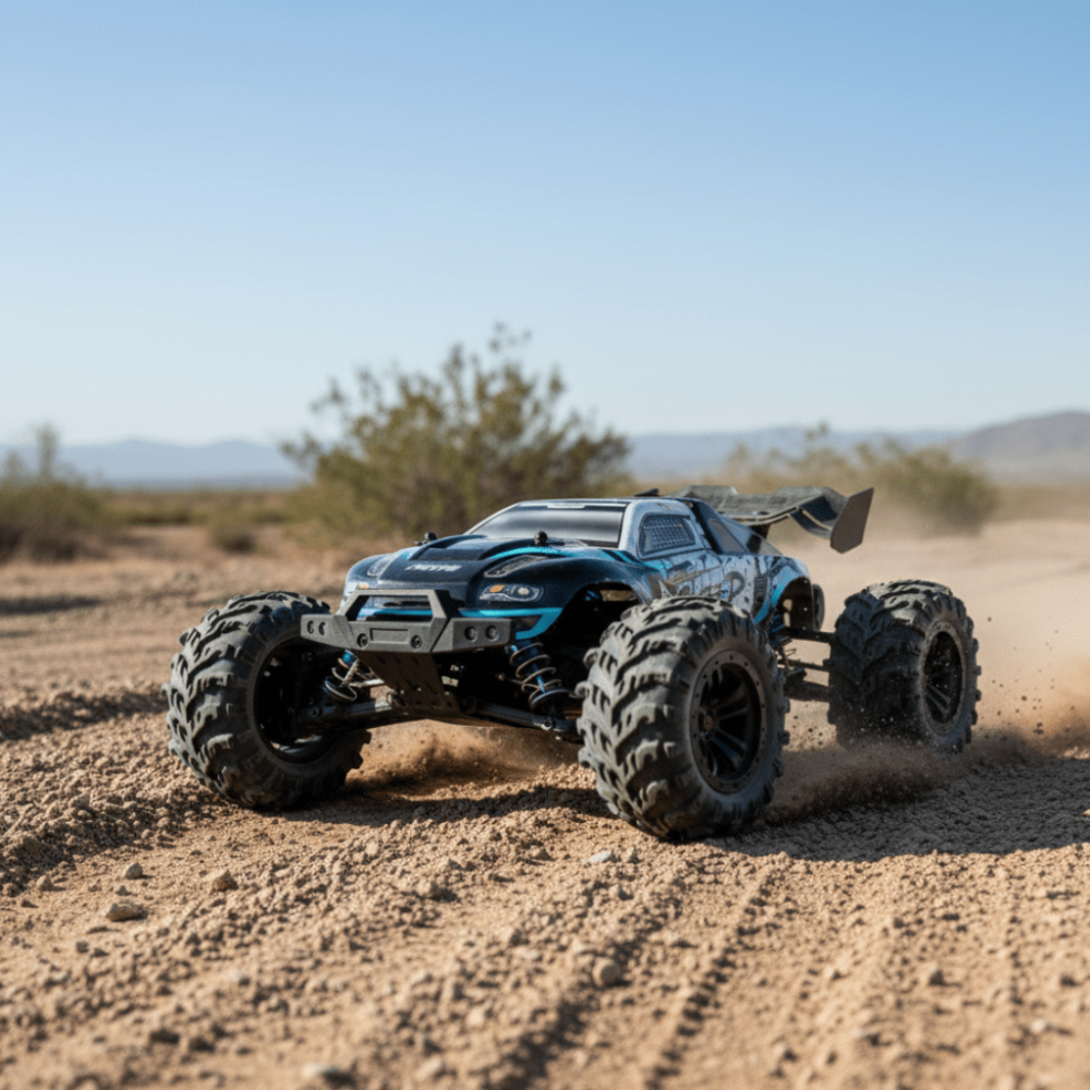 RC Car 1:16 Scale 4WD High Speed Off Road Truck with LED Lights