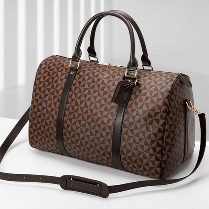 Travel Duffle Bag with Rugged Shoulder Strap and Internal Utility Pocket