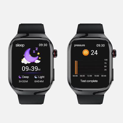Mens Sports Smart Watch Blood Sugar, ECG, Uric Acid, Bluetooth, Fitness Tracking Watch