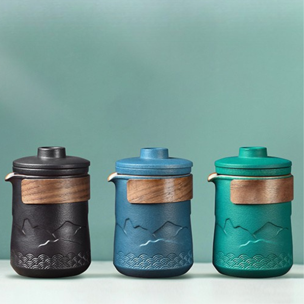 Portable Tea Set For Travel, Mountain and Sea Style Set