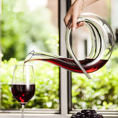 Abstract Style Wine Decanter - Abstract Shaped Wine Decanter