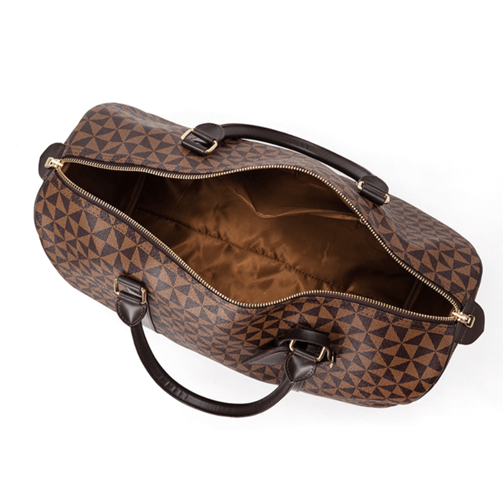 Travel Duffle Bag with Rugged Shoulder Strap and Internal Utility Pocket