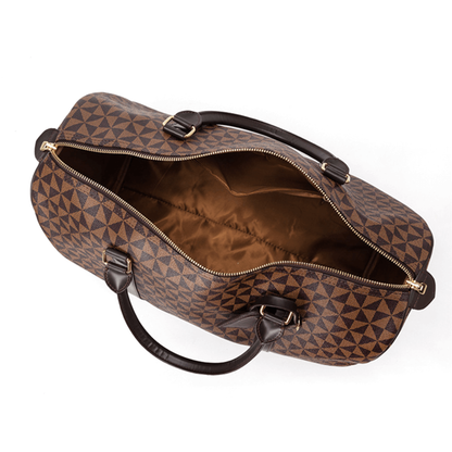 Travel Duffle Bag with Rugged Shoulder Strap and Internal Utility Pocket