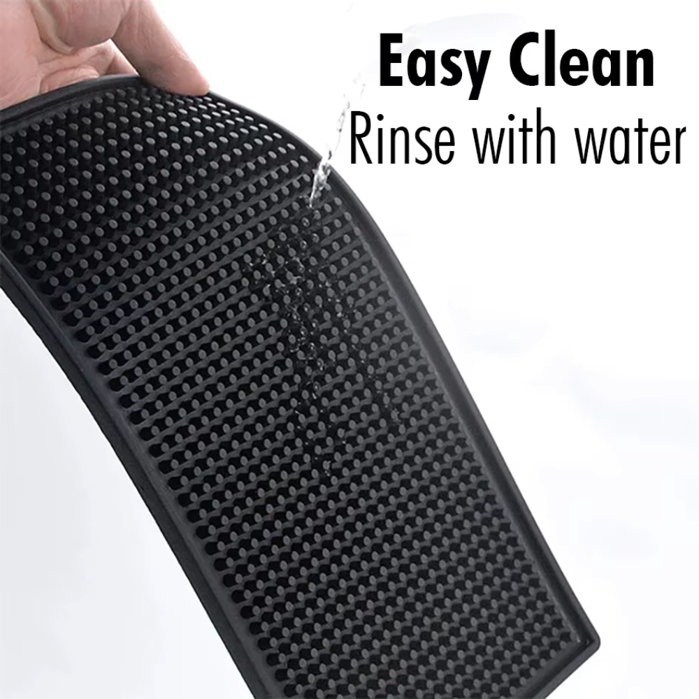 Black Coffee and Kitchen Mat - Keeps Countertop Dry