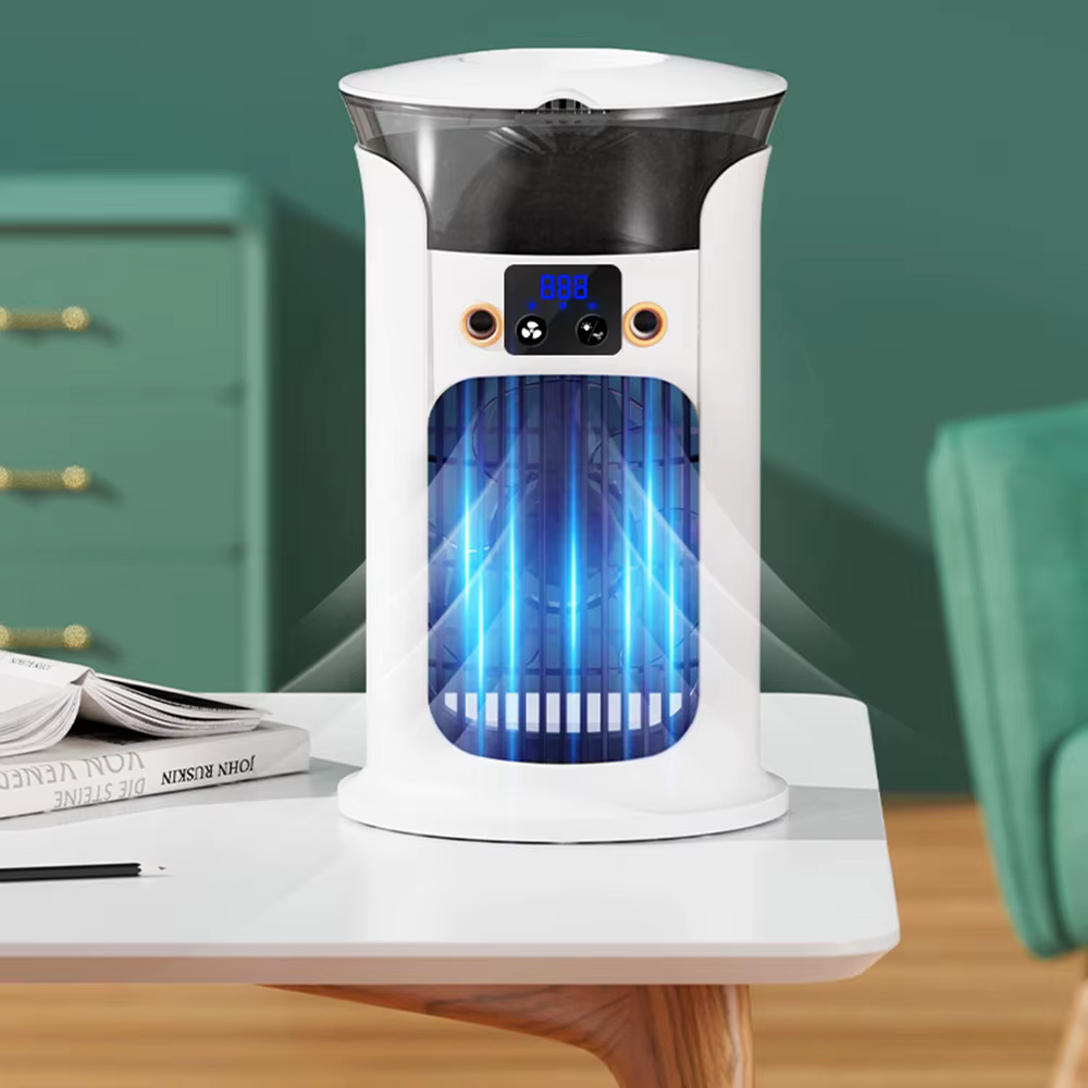Portable Fan for Desk with 180 Degree Air Flow and Ice Mist