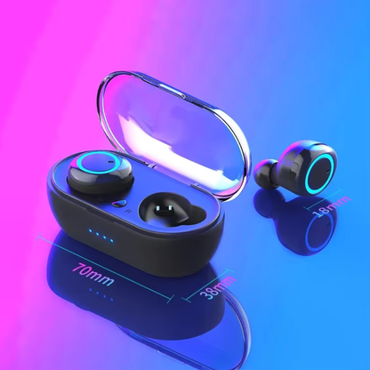 True Wireless Earbuds Bluetooth 5.0 with Mic and Charging Case