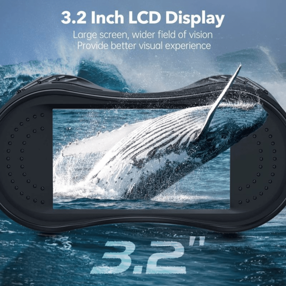 Binoculars with 4K Video, 36MP Photo, 8x Digital Zoom and 3.2 Inch Screen