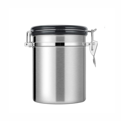 Air Tight Coffee Container with CO2 Valve, Date Tracking Calendar and Scoop