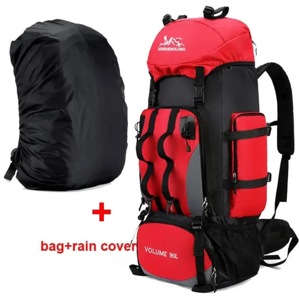 Hiking Backpack 90L Extra Large Rucksack for Multi Day Trekking