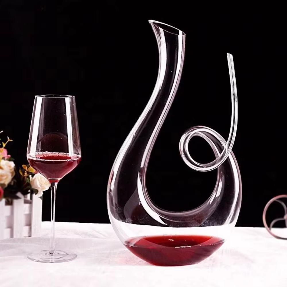 Abstract Style Wine Decanter - Abstract Shaped Wine Decanter