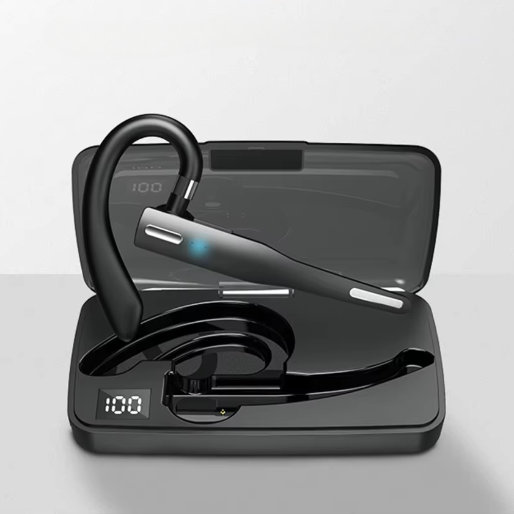 Wireless Headset, Dual Mic Bluetooth 5.1 Noise Cancelling Earphone