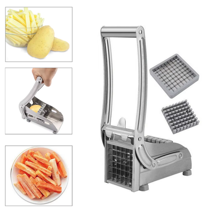 Stainless Steel Food Chopper & Food Dicer, Fruit Dicer & Vegetable Dicer With Two Blades