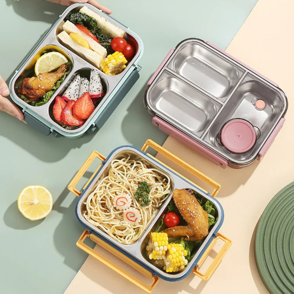 Stainless Steel Lunch Box, Insulated Heating Container for Warm Meals