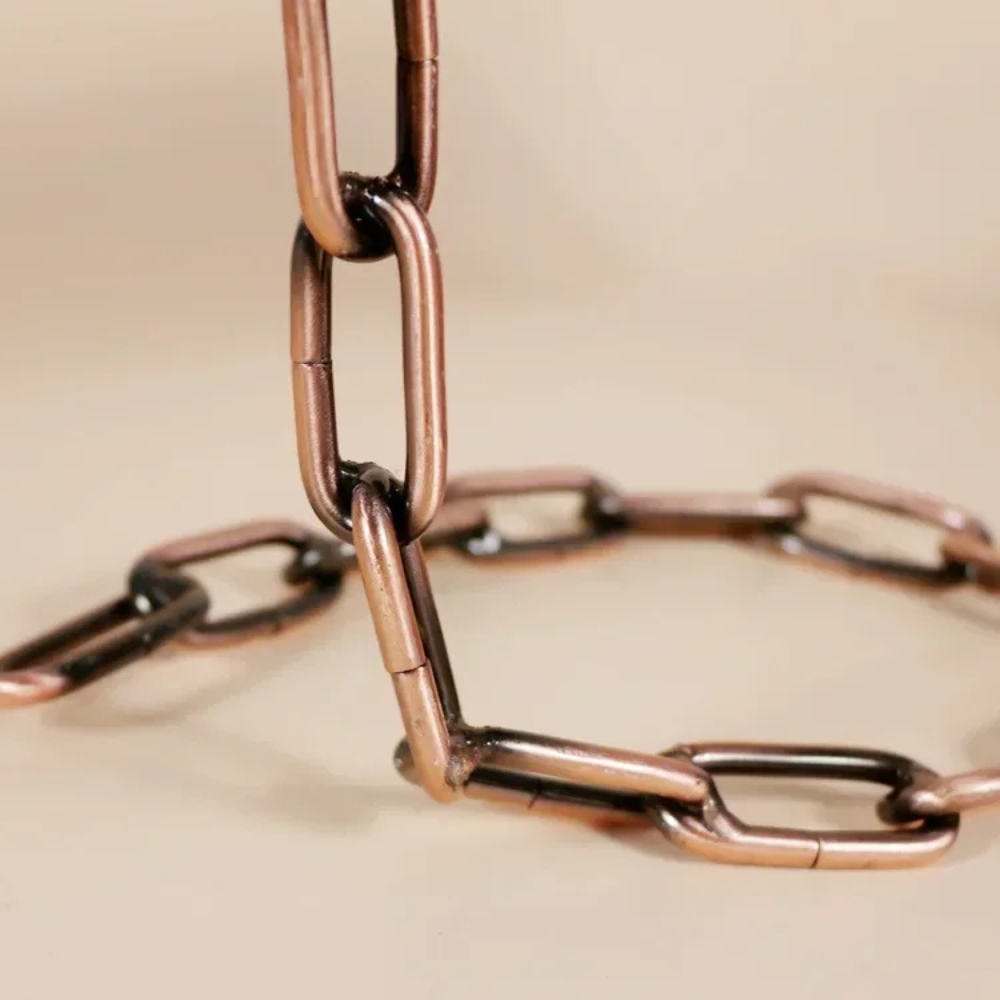 Single Wine Bottle Holder, Chain & Pearl Style Stand