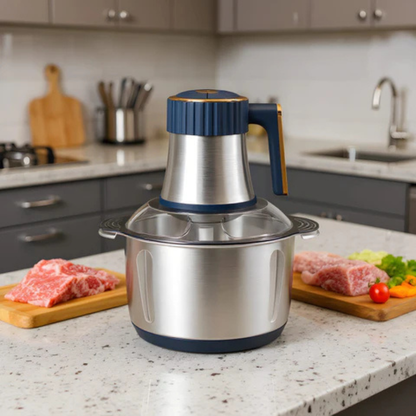 Meat Grinders Electric 5L High Capacity 500W Food Processor with 5 Speeds