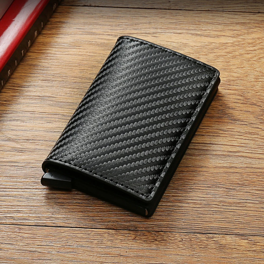 Wallet Card Holder RFID Blocking Aluminum Slim Minimalist Credit Pocket