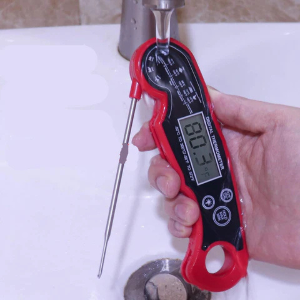 Instant Read Meat Thermometer with Digital Screen and Quick Sensor Probe