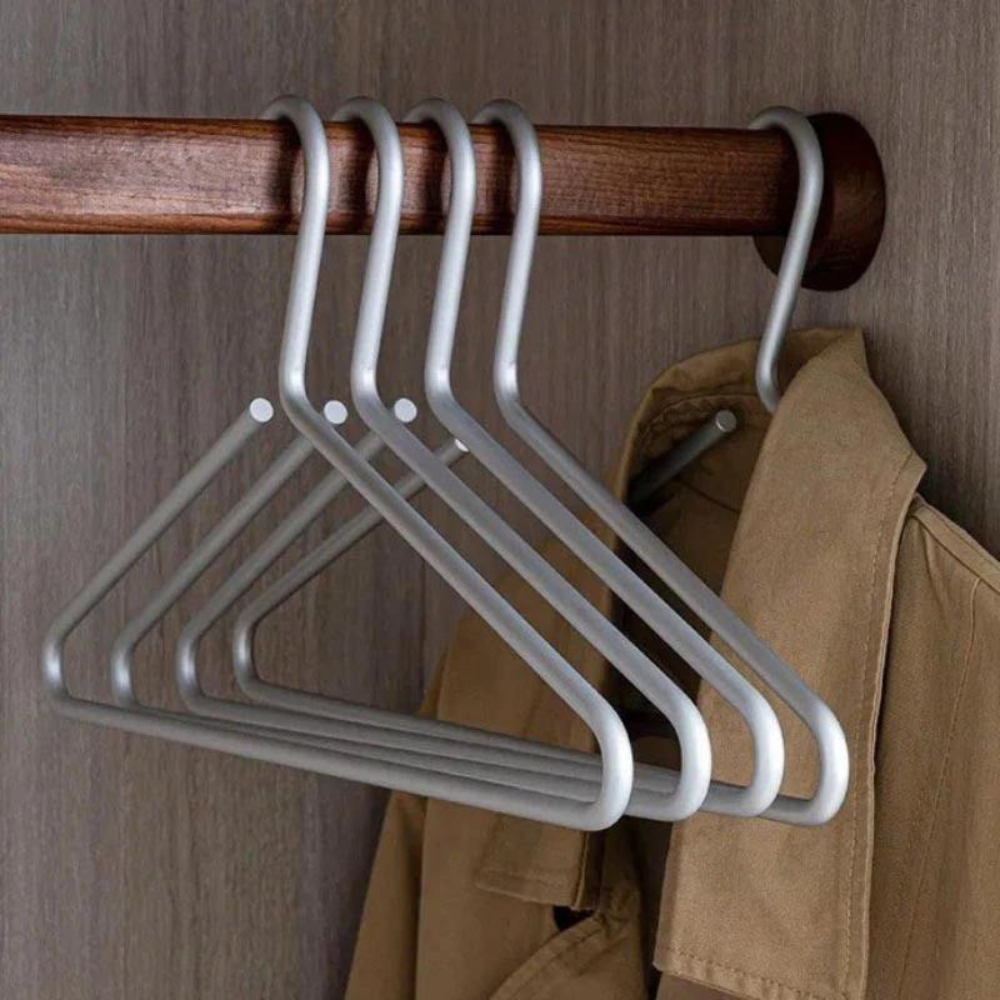 Clothes Hanger Set of 5 Metal Closet Garment Organizers