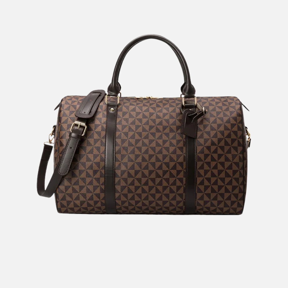 Travel Duffle Bag with Rugged Shoulder Strap and Internal Utility Pocket