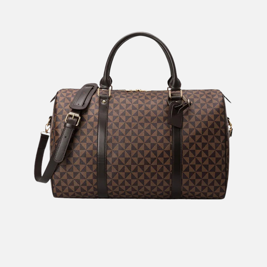 Travel Duffle Bag with Rugged Shoulder Strap and Internal Utility Pocket