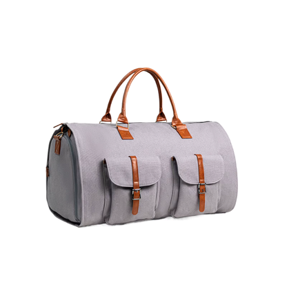 Travel Duffle Bag Convertible Garment Organizer with Trolley Sleeve