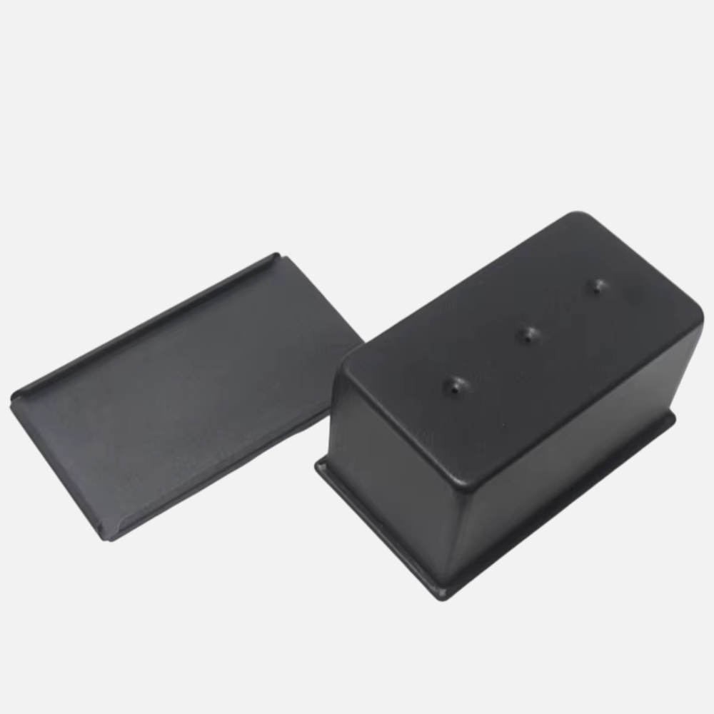 Nonstick Stainless Steel Rectangle Bread Loaf Baking Pan With Slidable Lid