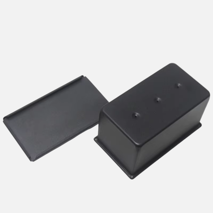 Nonstick Stainless Steel Rectangle Bread Loaf Baking Pan With Slidable Lid