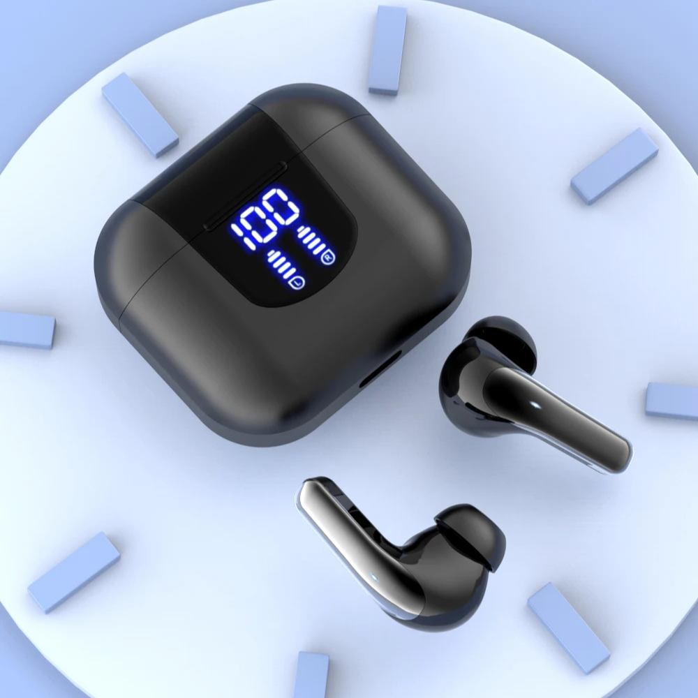 Noise Cancelling Earbuds, Bluetooth 5.3 Sports Pods 30H Battery Case