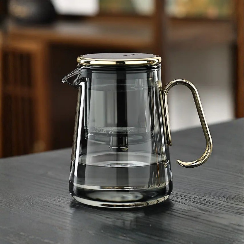 Magnetic Glass Teapot Kettle, Tea Kettle Cooker With Stainless Steel Handle & Lid