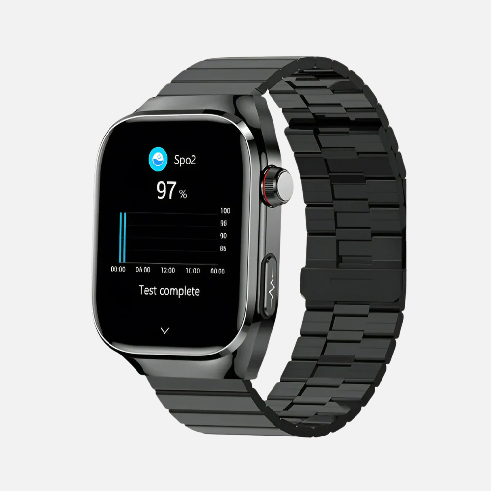 Mens Sports Smart Watch Blood Sugar, ECG, Uric Acid, Bluetooth, Fitness Tracking Watch