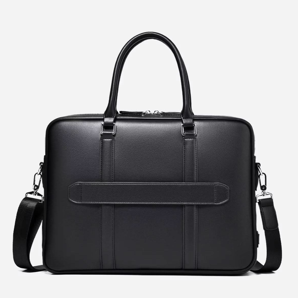 Briefcase Organizer with Laptop Compartment and Crossbody Shoulder Strap