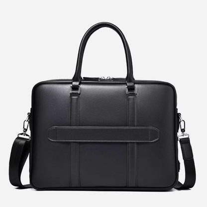 Briefcase Organizer with Laptop Compartment and Crossbody Shoulder Strap
