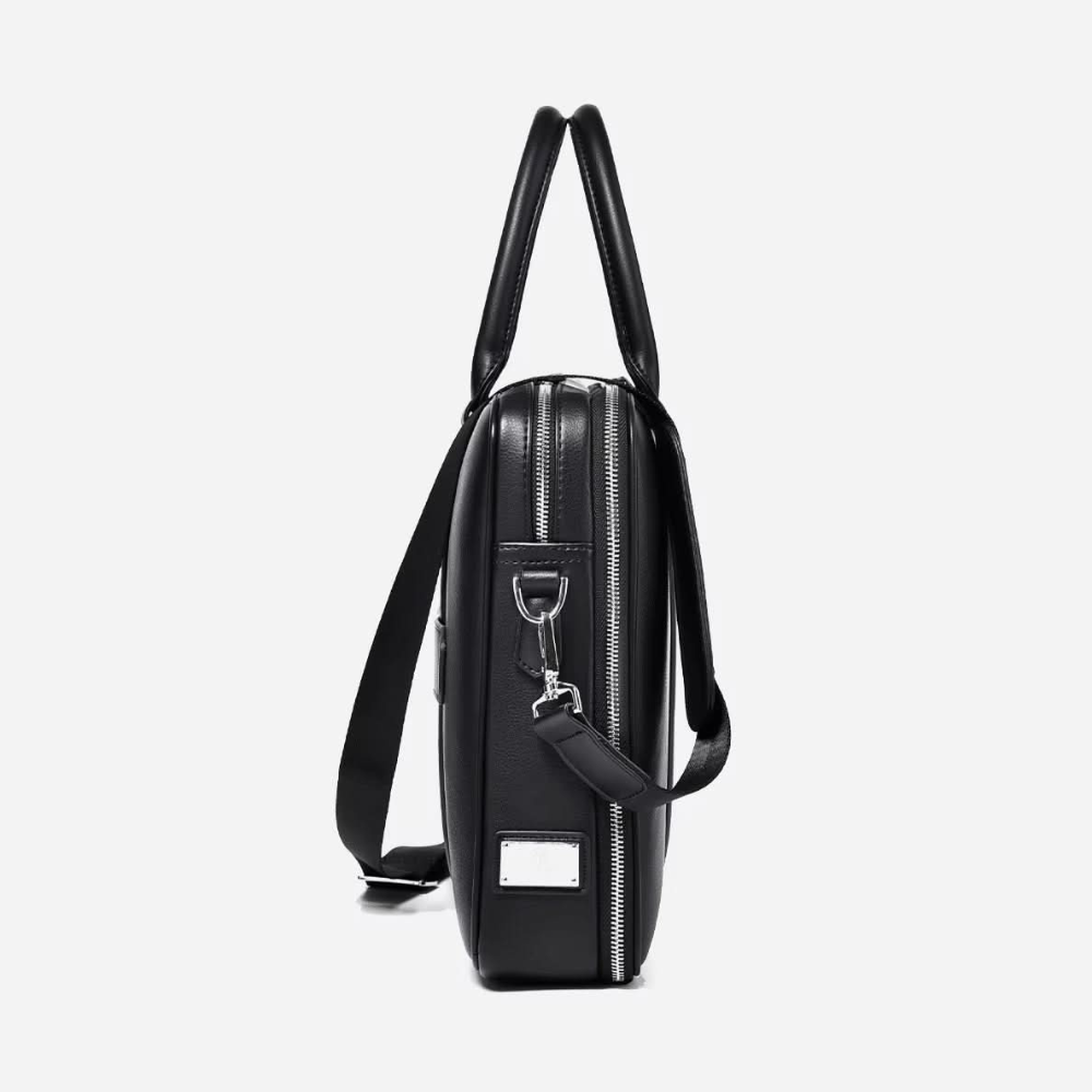 Briefcase Organizer with Laptop Compartment and Crossbody Shoulder Strap
