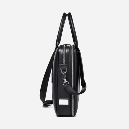 Briefcase Organizer with Laptop Compartment and Crossbody Shoulder Strap
