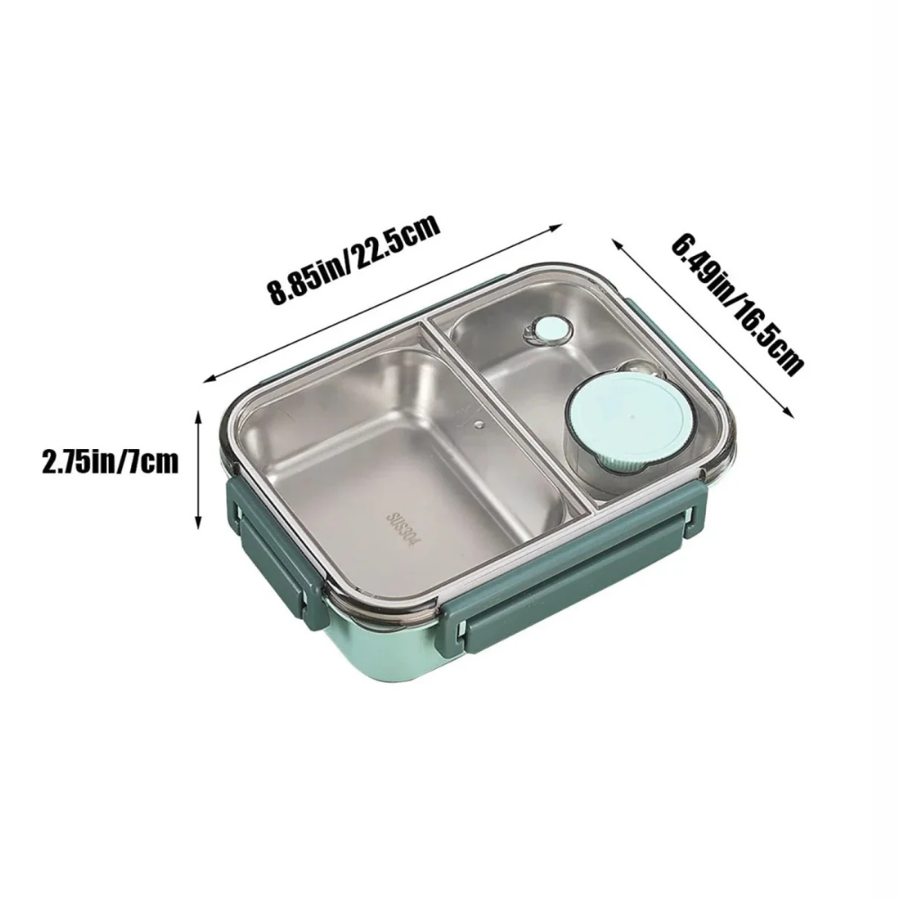 Stainless Steel Lunch Box, Insulated Heating Container for Warm Meals
