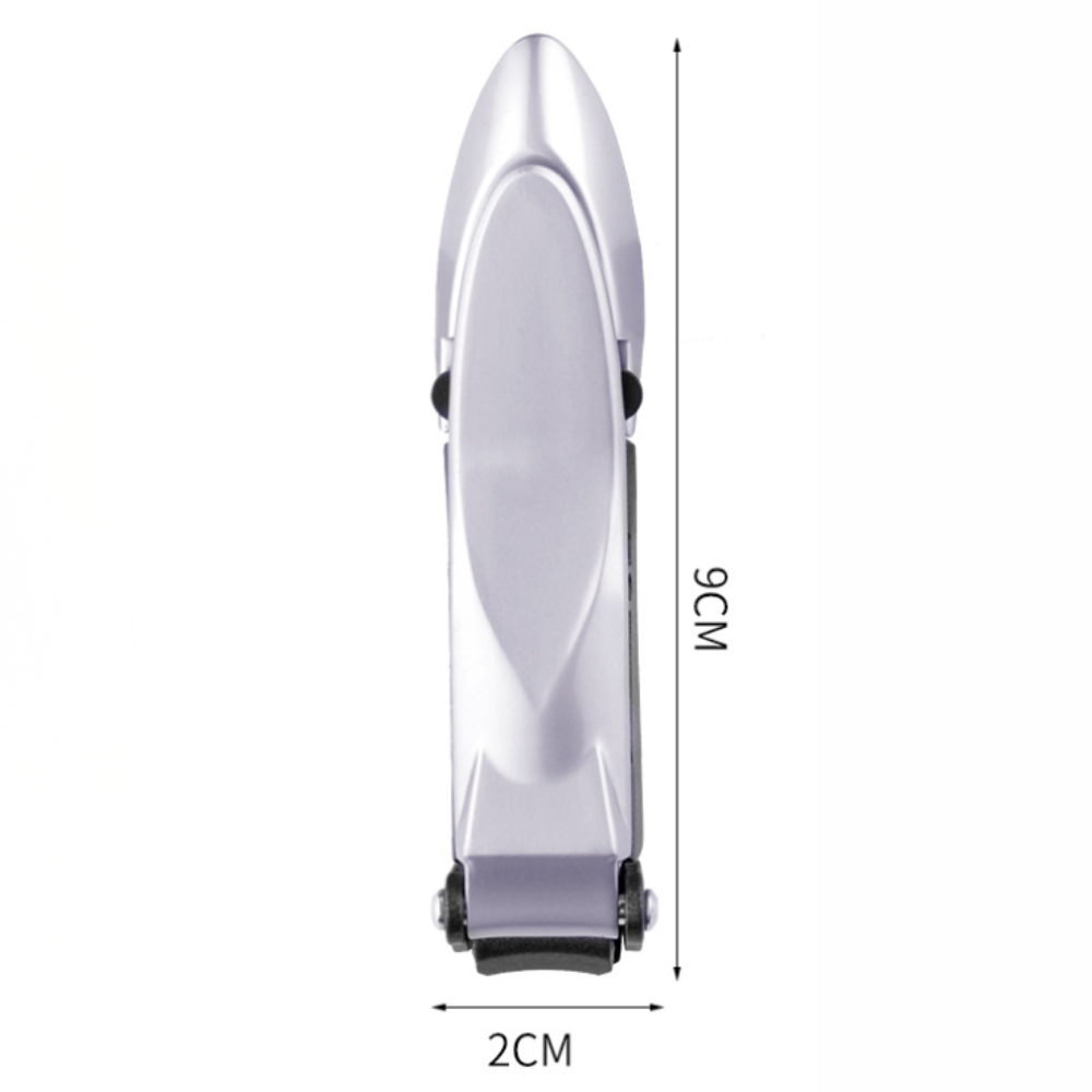 Mens Thick Nail Clippers Anti-splash Wide Jaw Stainless Steel Toenail Cutter Set With File