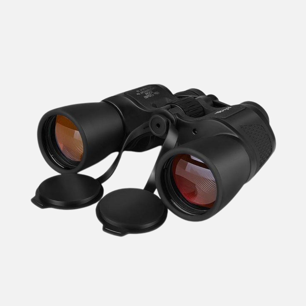 Binoculars with 8-24x Zoom Porro Prism Lens and 50mm Objective Glass