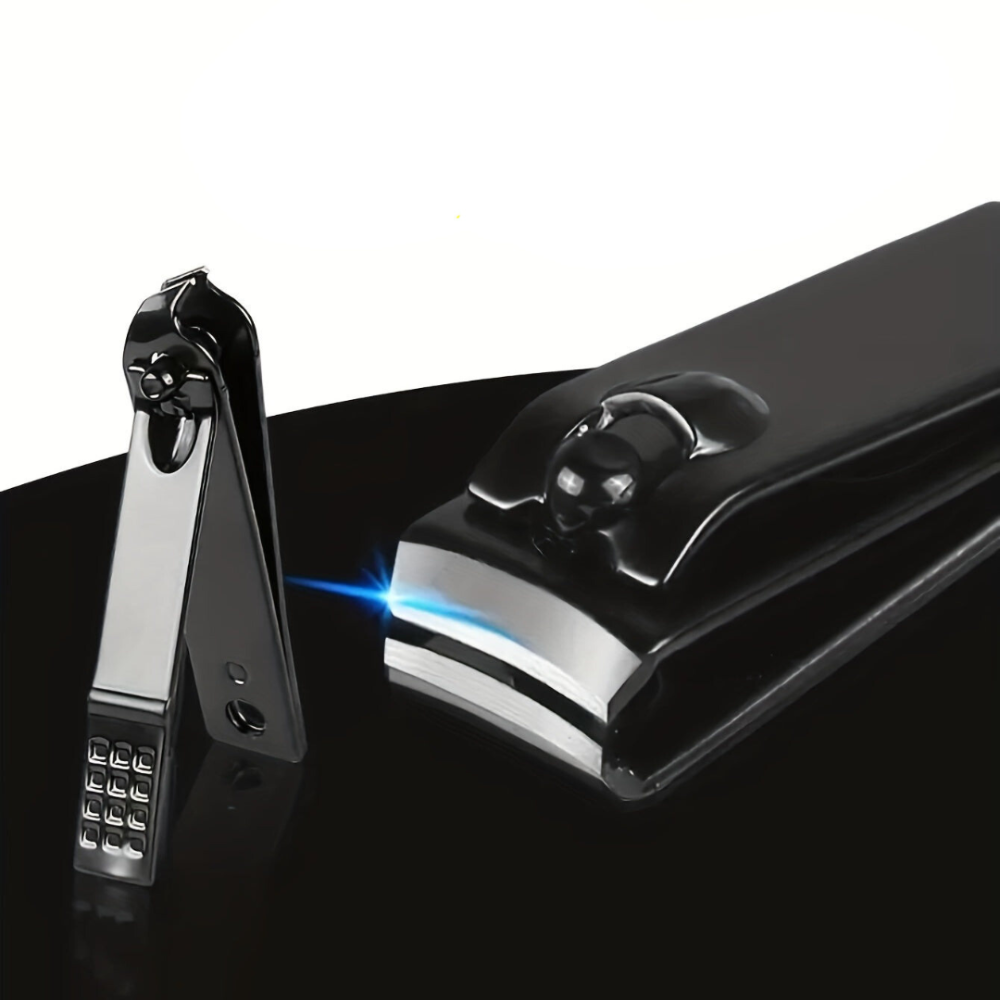 Mens Thick Nail Clipper 7 Piece Manicure Set With Portable Case
