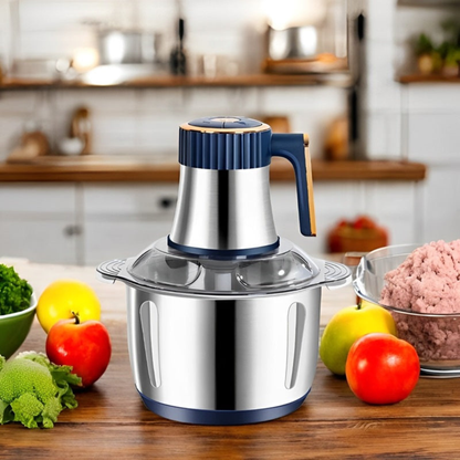 Meat Grinders Electric 5L High Capacity 500W Food Processor with 5 Speeds