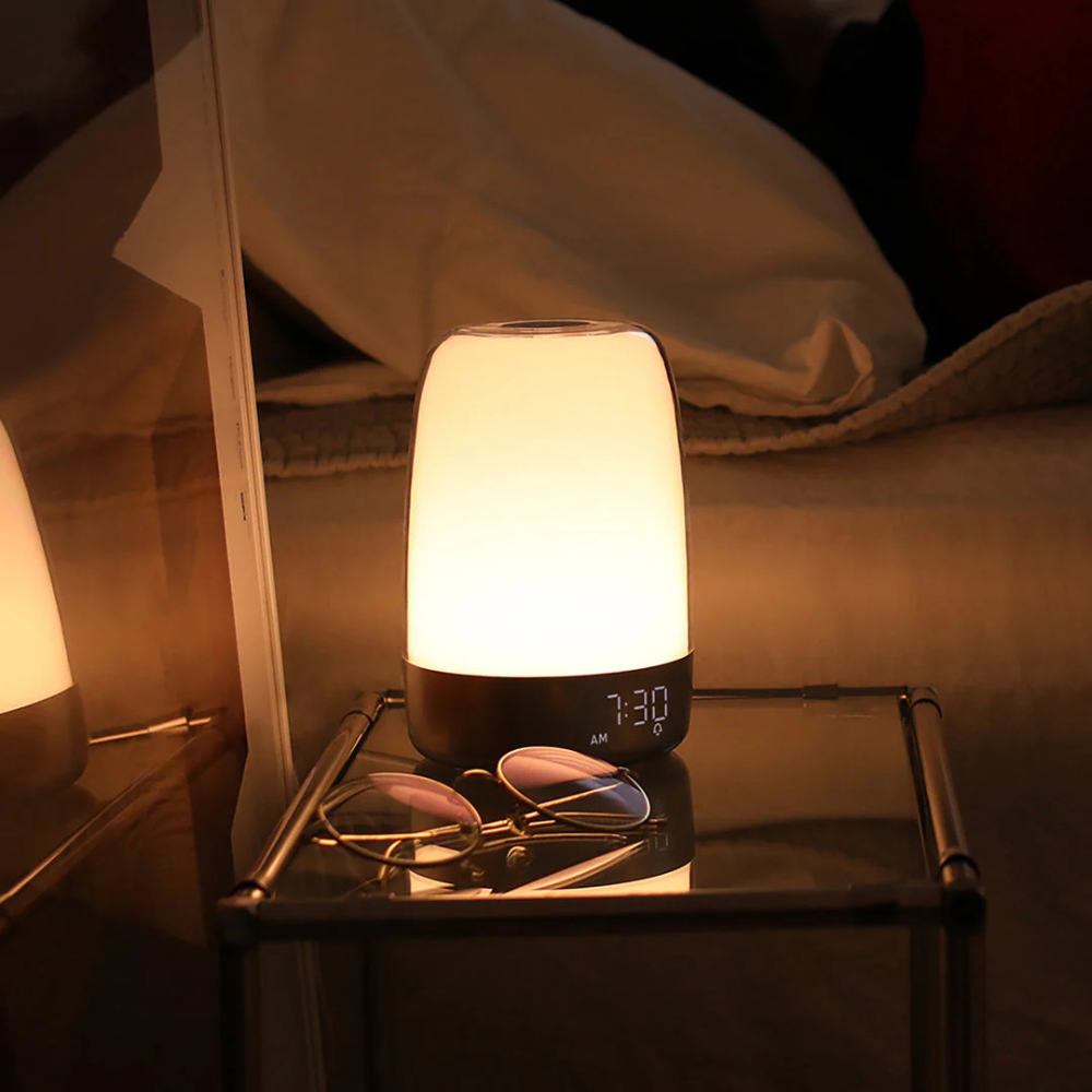 Sunrise Alarm Clock with 30 Minute Wake up Light and Natural Sound Array