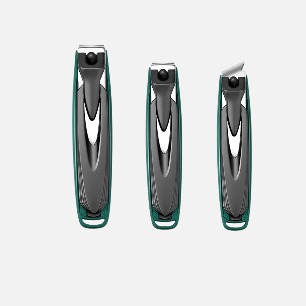 Mens Anti Splash Toenail Clippers, Detachable Stainless Steel Grooming Nail Trimmer