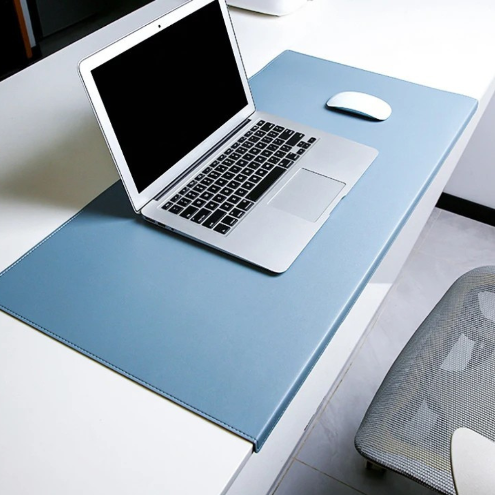 Non-Slip Desk Mat, Lipped Wrist & Elbow Cushion Mouse Pad For Office, Gaming & Work